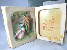 The Tale of Jamima Puddle Duck ceramic Frame by Beatrix Potter 1995 with box picture