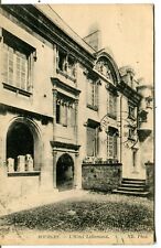 France Bourges - L'Hotel Lallemand 1921 cover on uncommon view postcard picture