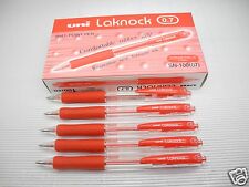 (Tracking No)12pcs UNI-BALL Laknock SN-100 0.7mm fine ball point pen RED(Japan) picture