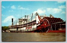 Vintage Postcard MS Vicksburg The Showboat Sprague Steamer Paddle Boat H3 picture