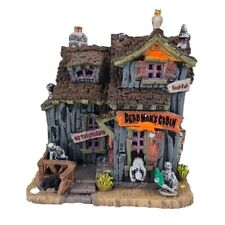 🚨 Halloween LEMAX RETIRED Dead Man's Cabin Spooky Town Collection Holiday 45676 picture