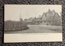 QUAKERTOWN, PA Postcard Residential Section FRONT STREET Railway Station UDB UNP picture