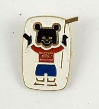 Vintage Russia World Hockey Championship 1986 Mockba Metal Pin Pinback picture
