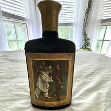 Vintage 1968 Jim Beam Whiskey Frosted Decanter Mardi Gras picture