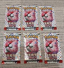 6 x Pokémon 151 Scarlet & Violet Booster Packs Factory Sealed (2) picture
