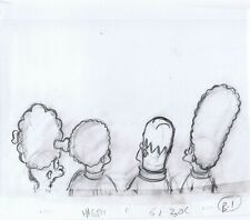 Simpsons Group Original Art Animation Production Pencils HABF11 SC-301 B-1 picture