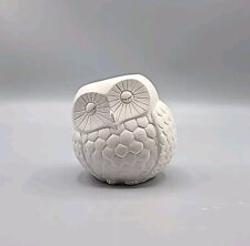 PartyLite Nature’s Love White Ceramic Baby Owl Votive Tea Light Candle picture