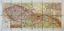 Original Vintage Map CZECHOSLOVAKIA - MAP - COUNTRY - CZECHIA - SLOVAKIA - 1930s picture