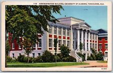 Vtg Tuscaloosa AL Administration Building University of Alabama 1930s Postcard picture