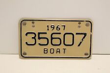 vintage 1967 boat license plate picture