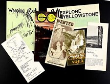 1970s-80s Midwest National Park Outdoor Recreation VTG Travel Brochure Lot UT WY picture