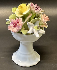 Vintage Coalport Miniature Porcelain Flower Bouquet England Floral Bone China picture