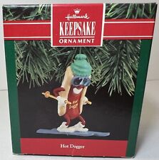 Vintage, Hallmark Keepsake Ornament, Hot Dogger 1990 picture