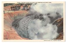 Yellowstone National Park, Wyoming c1930's Mud Volcano Crater, Haynes Studios picture