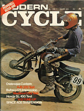 Modern Cycle Magazine January 1971 Ovalesque Custom AJS-370 Test Bultaco 175  picture