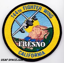 USAF 144th FIGHTER WING - CALIFORNIA ANG -FRESNO ANGB, CA- ORIGINAL VEL PATCH picture
