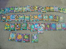 PokeTrivia Pokemon Lot of 54 Perforated Trading Cards Burger King 1999 W/ALBUM picture