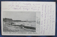 1905 Onset Massachusetts Bay & Point Independence Postcard & Cancel picture