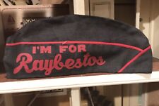 VINTAGE I’M FOR RAYBESTOS ADVERTISING GAS STATION MECHANIC HAT NOS picture