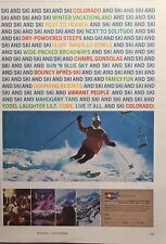Colorado Ski Country Rocky Mountains Slopes Lodge Vintage Print Ad 1965 picture