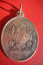 08 DEC. 1901 MONSTRA TE ESSE MATREM / IMMACULATE CONCEPTION RARE SILVER MEDAL picture