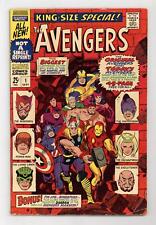 Avengers Annual #1 GD/VG 3.0 1967 picture