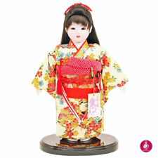 Ichimatsu NINGYO, Japanese beautiful Kimono Doll, Standing Style 16.7 inches picture
