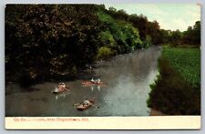 Hagerstown MD - Row Boats - Antietam Creek - Posted 1912 - DPO Rohrersville MD picture