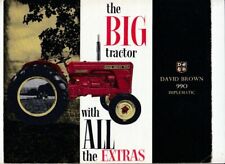 1962 DAVID BROWN 990 IMPLEMATIC TRACTOR 4p Brochure  picture