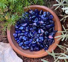 Dark Blue Sodalite Tumbled Gemstones - Premium Bulk Wholesale Options - 1 LB picture