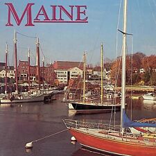Boat Marina Camden Maine 1987 Continental Postcard picture