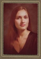 Beautiful Young Woman Photo Portrait 1970s in Soft Folder Frame picture