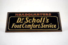 Rare Vintage 1930's Dr. Scholl's Foot Comfort Service Store Display Sign picture