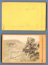 J.A., Palestine, Mount of the Beatitudes near Tiberias Vintage Albumen CDV.  picture