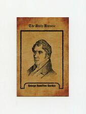 #TN26591 GEORGE HAMILTON GORDON Daily Historic Trade Card RARE picture