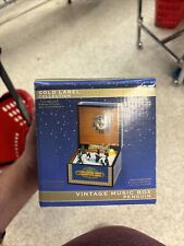 Mr. Christmas Penguin Party Animated Music Box Wind-up plays 