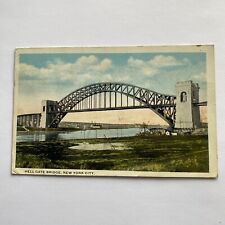 Hell Gate Bridge Astoria Queens New York City Postcard Posted 1922 picture