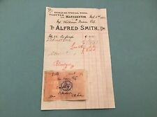 U.K. Manchester Alfred Smith Excelsior Chemical Works 1892 Receipt R42694 picture