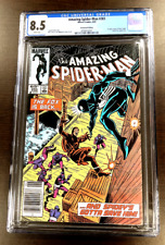 AMAZING SPIDER-MAN #265 CGC 8.5 Newsstand 1ST APPEARANCE SILVER SABLE 1985 picture