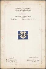 [[Trademark registration by Thomson, Langdon & Co. for A brand Corsets]] picture