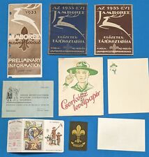 Paper Lot #2 / 7 1933 4th World Jamboree Held in Hungary Boy Scouts BP picture