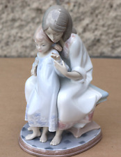 Lladro Tenderness Mother & Daughter Figurine Statue #1527 Porcelain 8