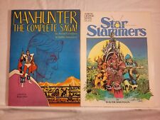 2 Graphic Novels Manhunter 1979 Signed And Star Slammers 1983 Walt Simonson picture