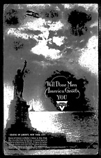 VTG Postcard WWI YMCA American Returning Statue Of Liberty Well Done Men picture