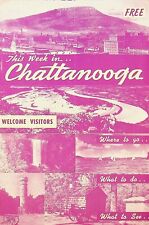 VINTAGE THIS WEEK IN CHATTANOOGA BOOKLET  VOLUME XXXI NUMBER 6 - E14-J picture