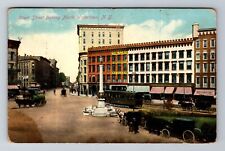 Watertown NY-New York, Court Street Looking North, Vintage c1910 Postcard picture