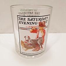 The Saturday Evening Post Bedside Manner Glassware Glass Norman Rockwell picture