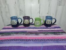 Lot Of 4 Deneen Pottery Mugs picture