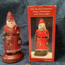Old World Christmas Father Christmas With Toys Light Santa 1993 EM Merck picture