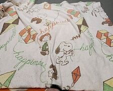 Vintage Peanuts Snoopy & Gang Blanket Happines 60